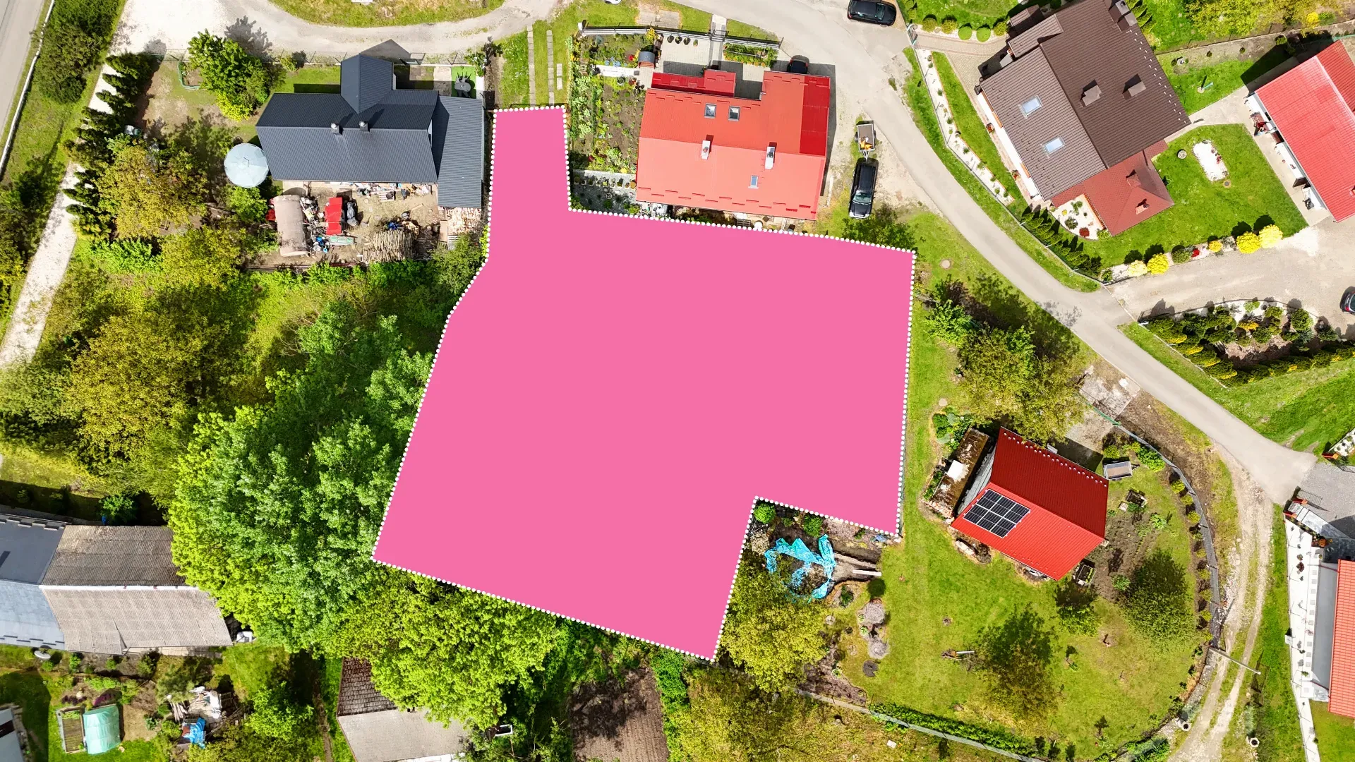 Działka zabudowana domem Krzeczowice 3