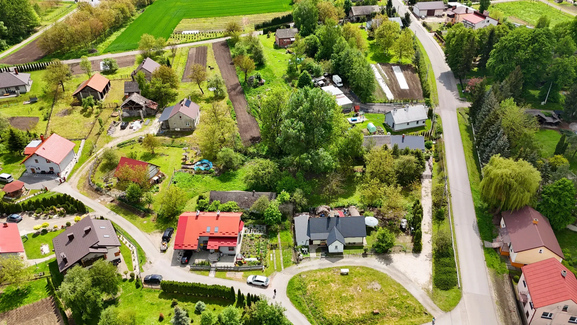 Działka zabudowana domem Krzeczowice 4