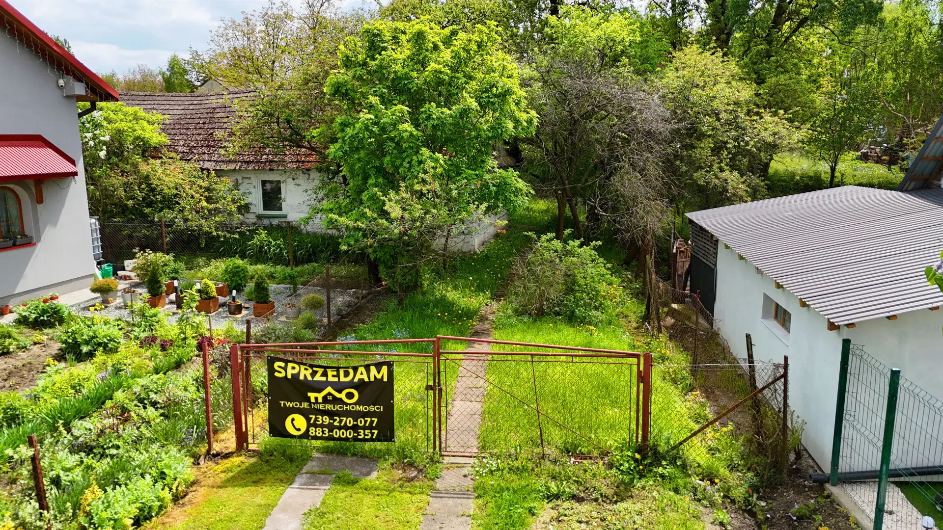 Działka zabudowana domem Krzeczowice 7