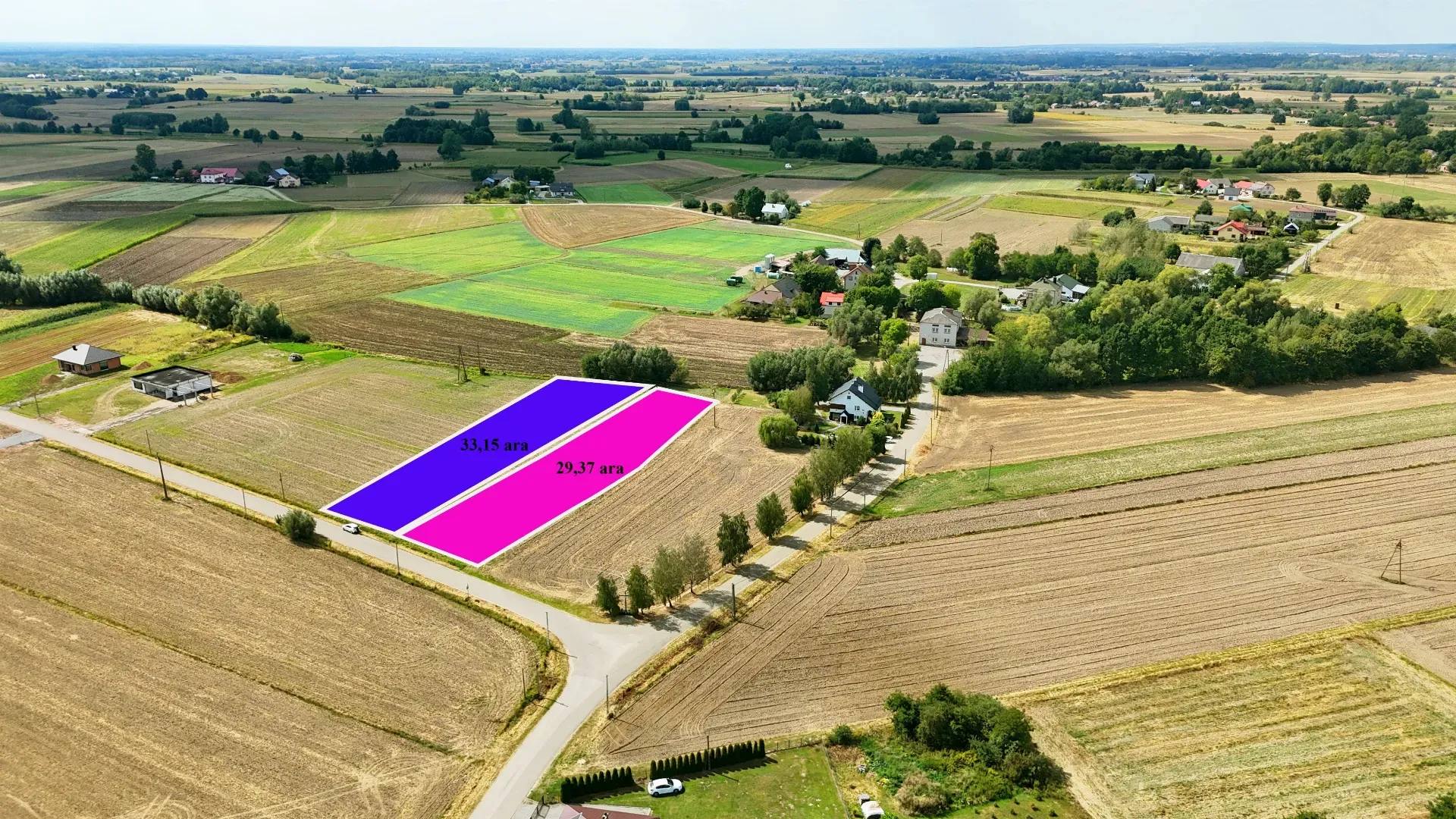 Działka na sprzedaż Borowa 33,15 ara 14