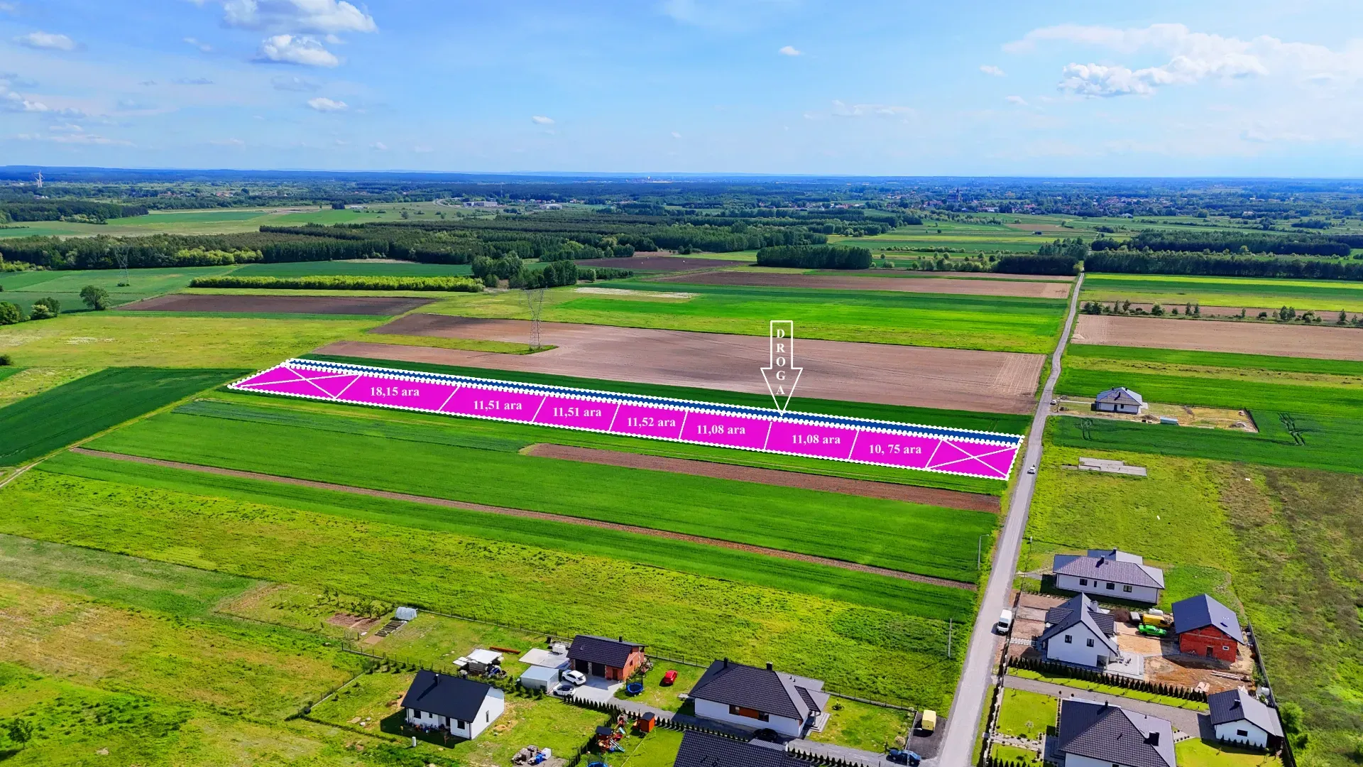 Działki budowlane na sprzedaż Jaślany 3