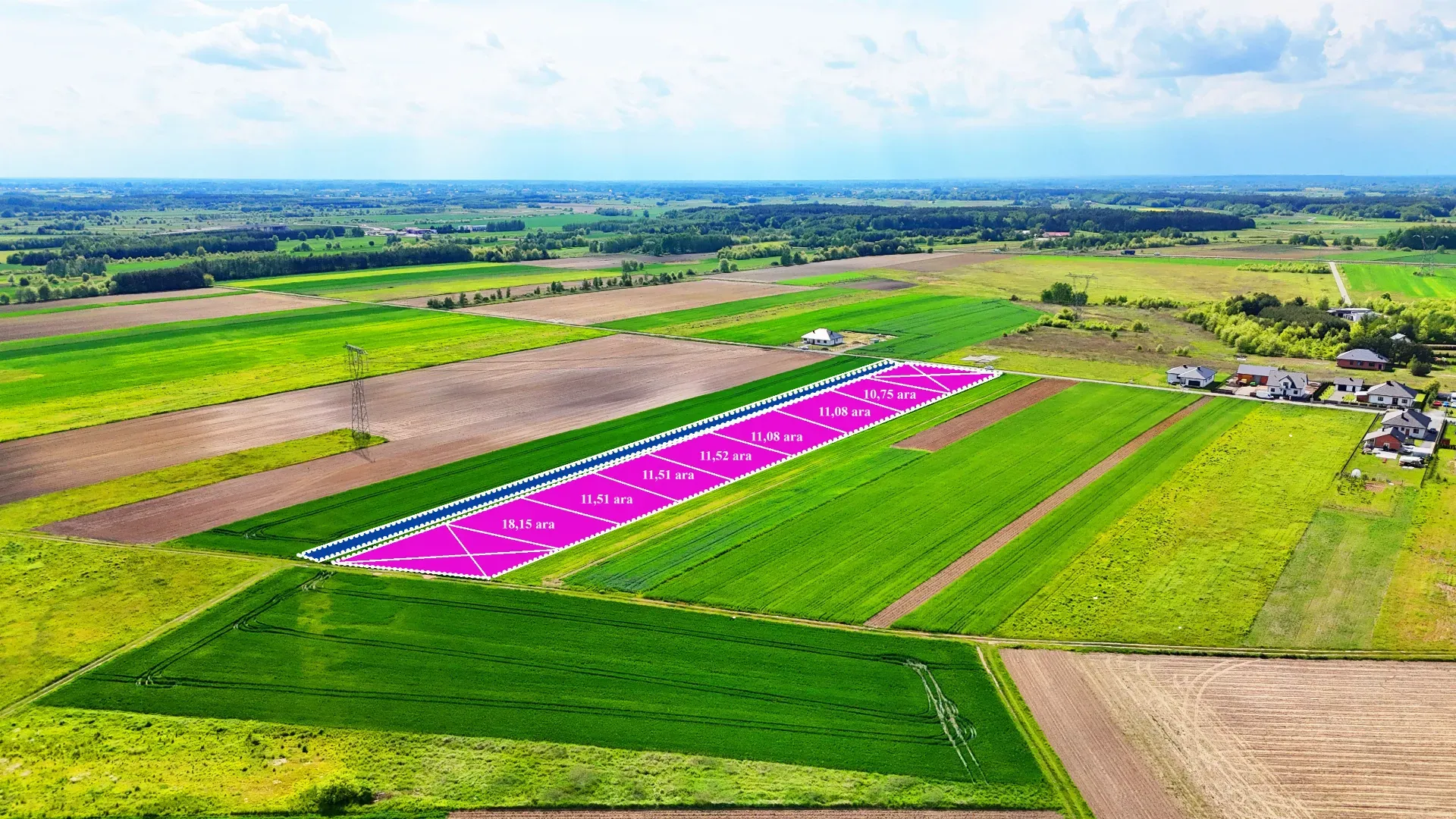 Działki budowlane na sprzedaż Jaślany 12