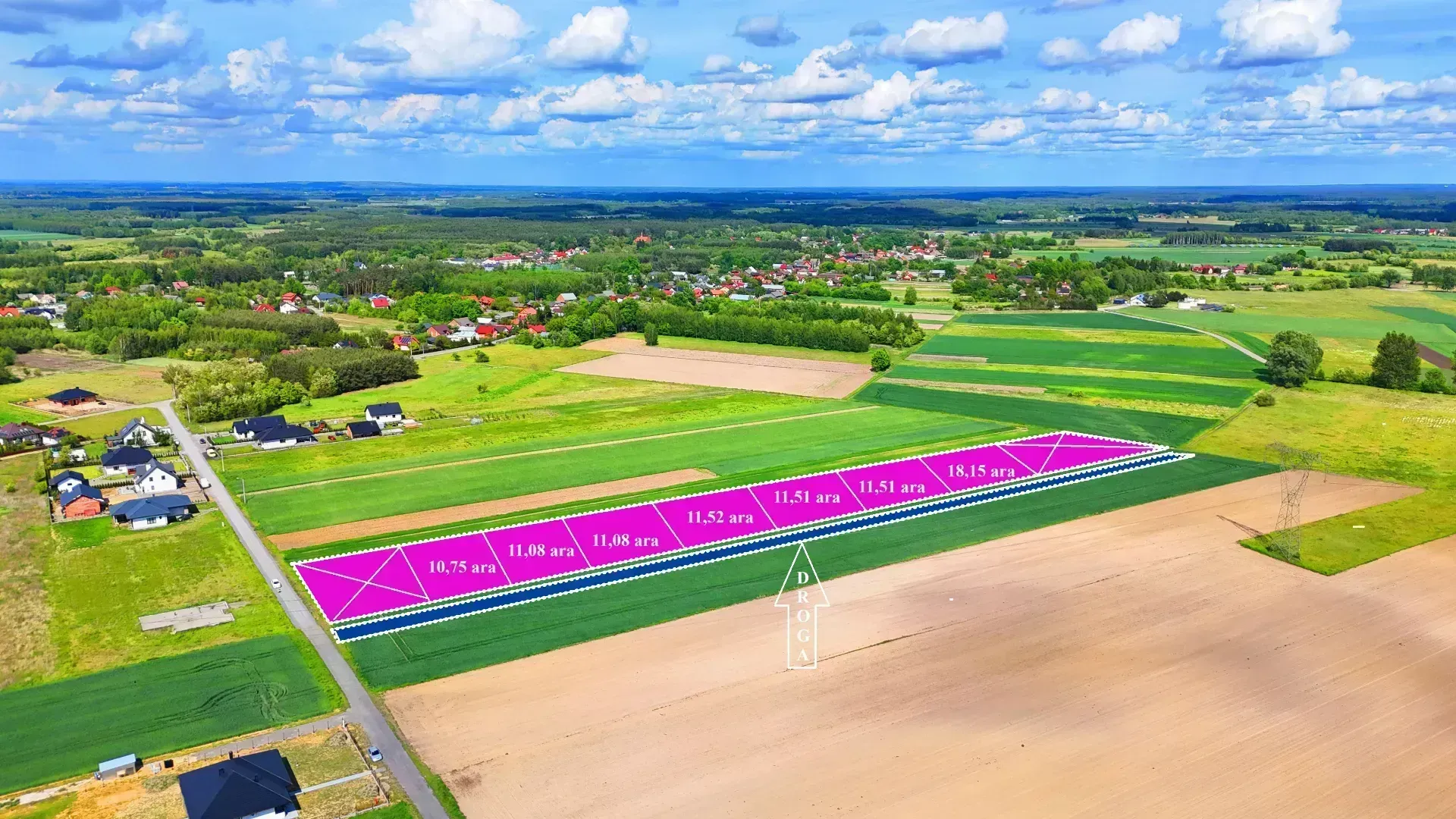 Działki budowlane na sprzedaż Jaślany 3
