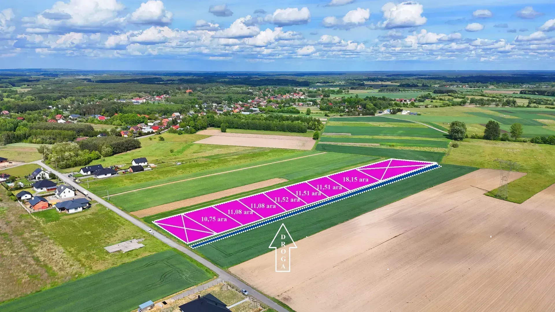 Działki budowlane na sprzedaż Jaślany 12