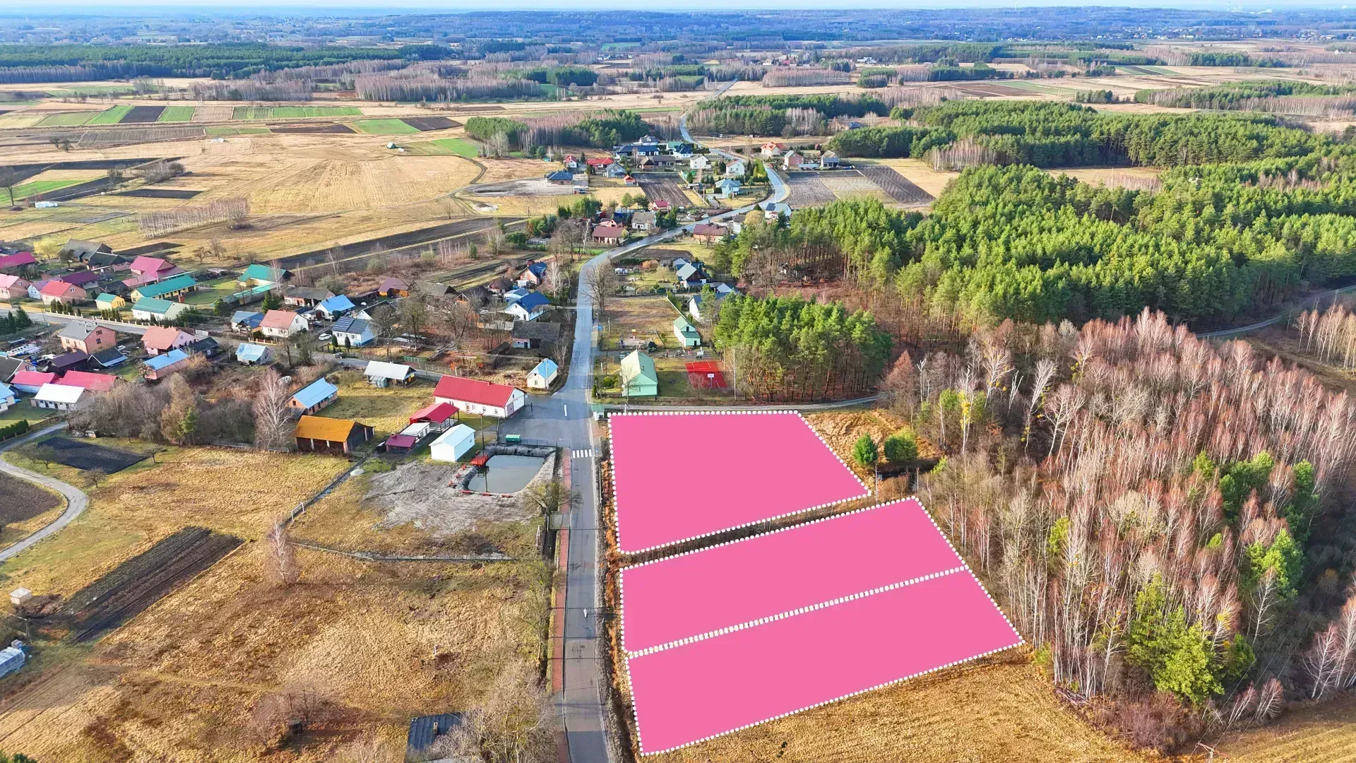 Dwie działki na sprzedaż po 18 arów - Marki 3