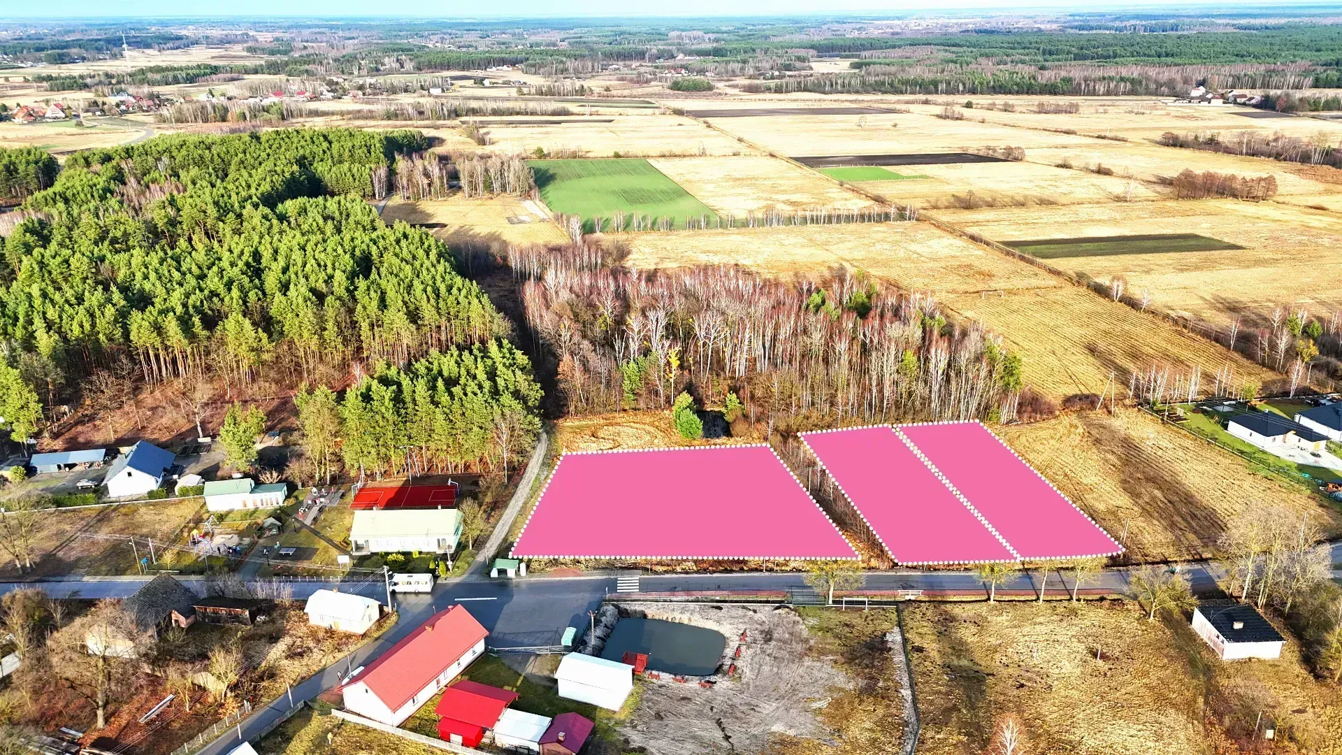 Dwie działki na sprzedaż po 18 arów - Marki 7