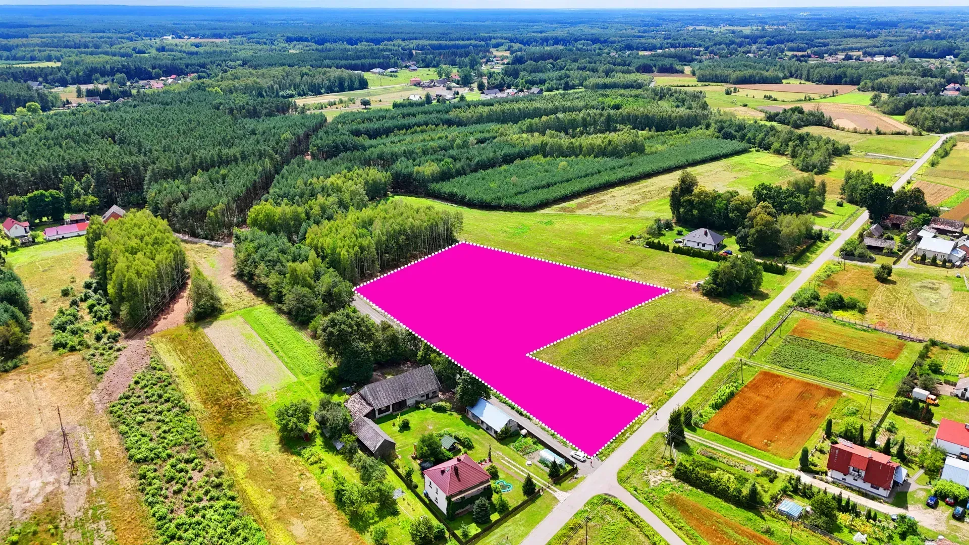 Działka rolno - budowlana na sprzedaż Kaczaki 3