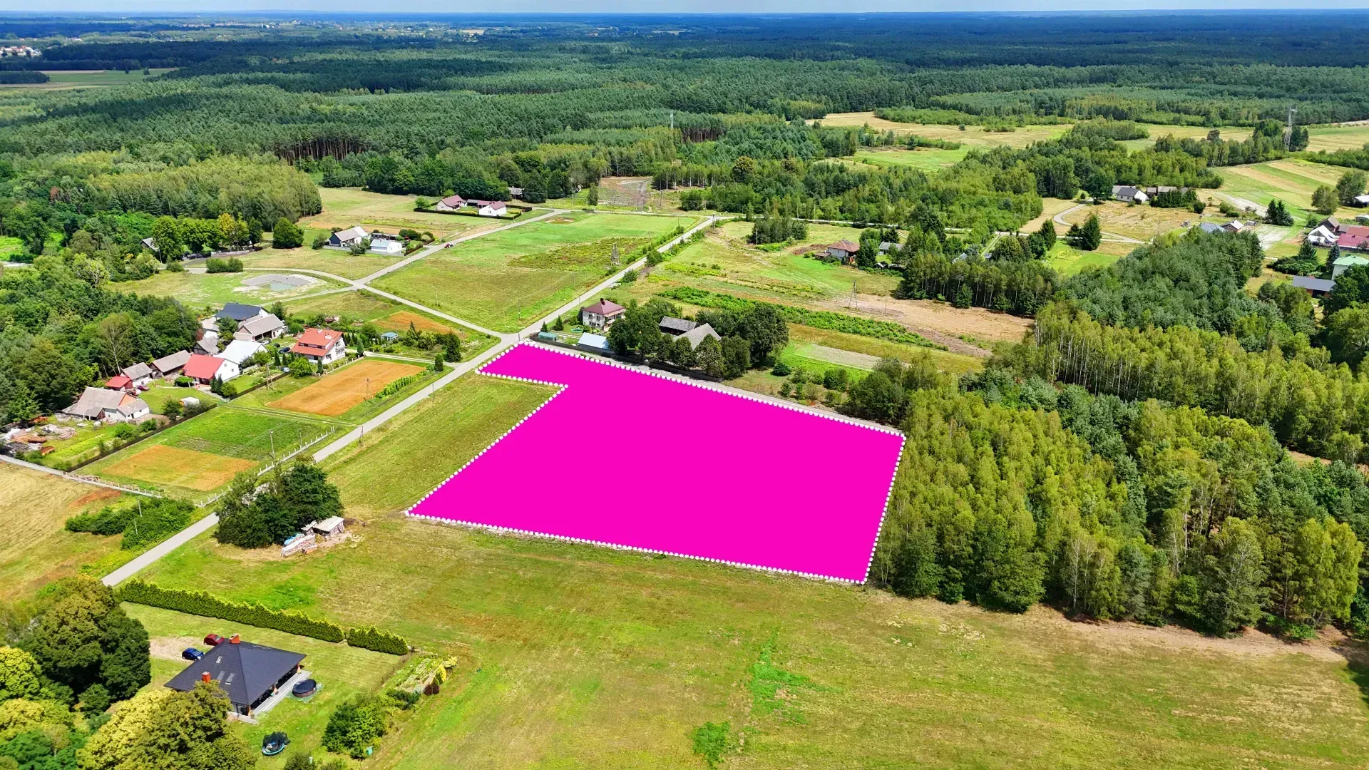 Działka rolno - budowlana na sprzedaż Kaczaki 10