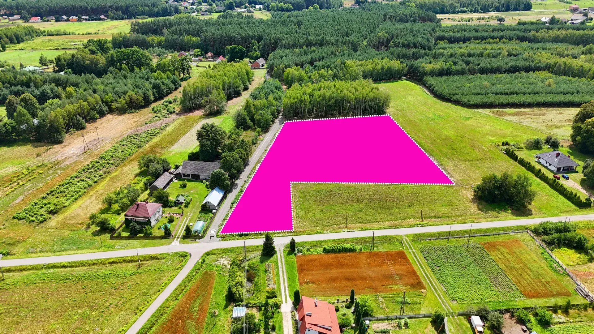 Działka rolno - budowlana na sprzedaż Kaczaki 13