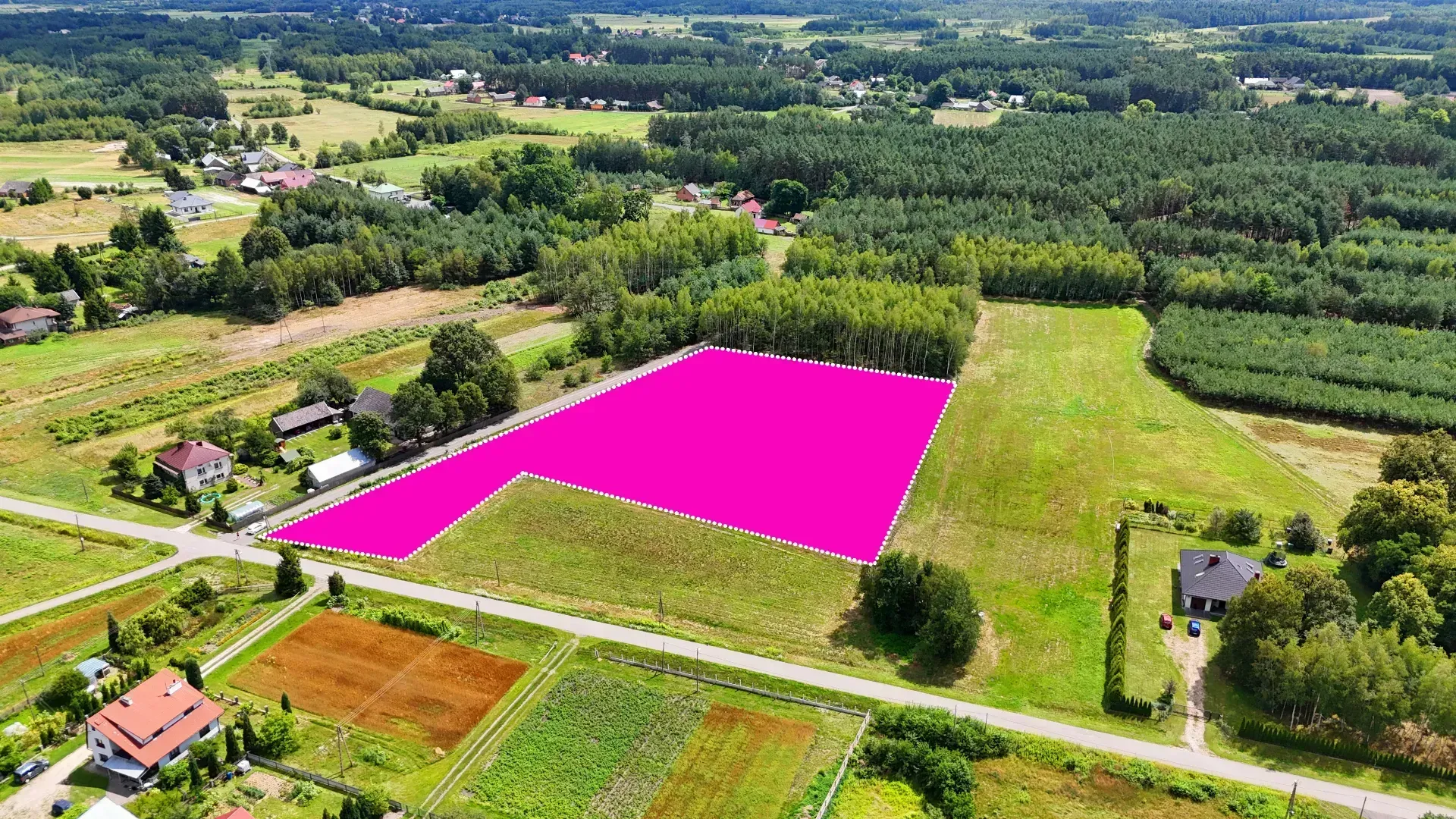 Działka rolno - budowlana na sprzedaż Kaczaki 15