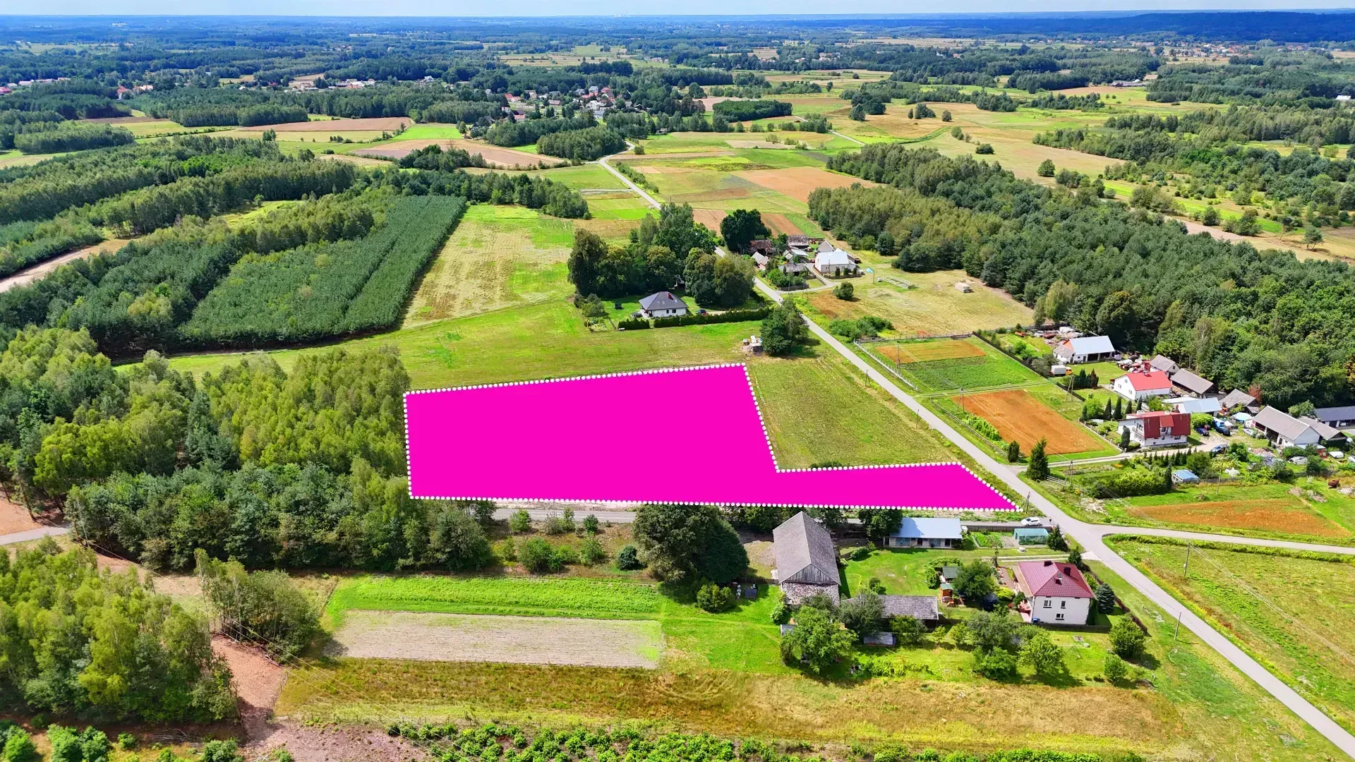 Działka rolno - budowlana na sprzedaż Kaczaki 17