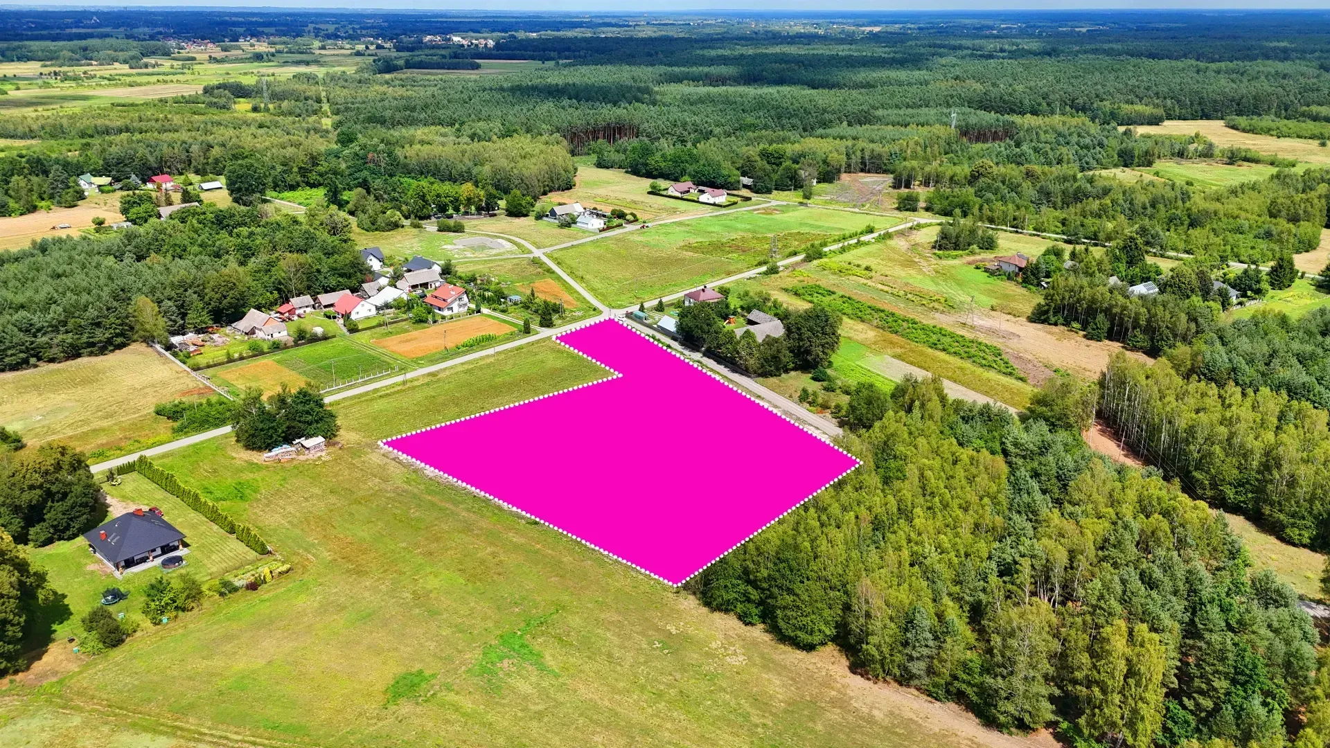 Działka rolno - budowlana na sprzedaż Kaczaki 22