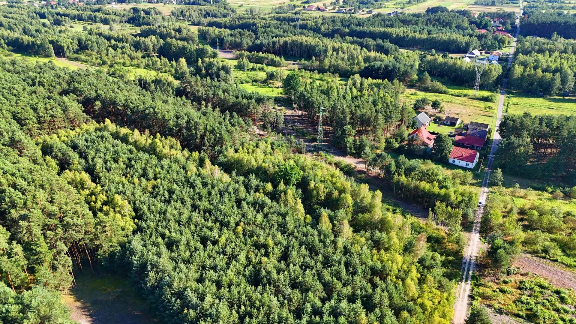 Działka rolna z lasem na sprzedaż Kaczaki 4