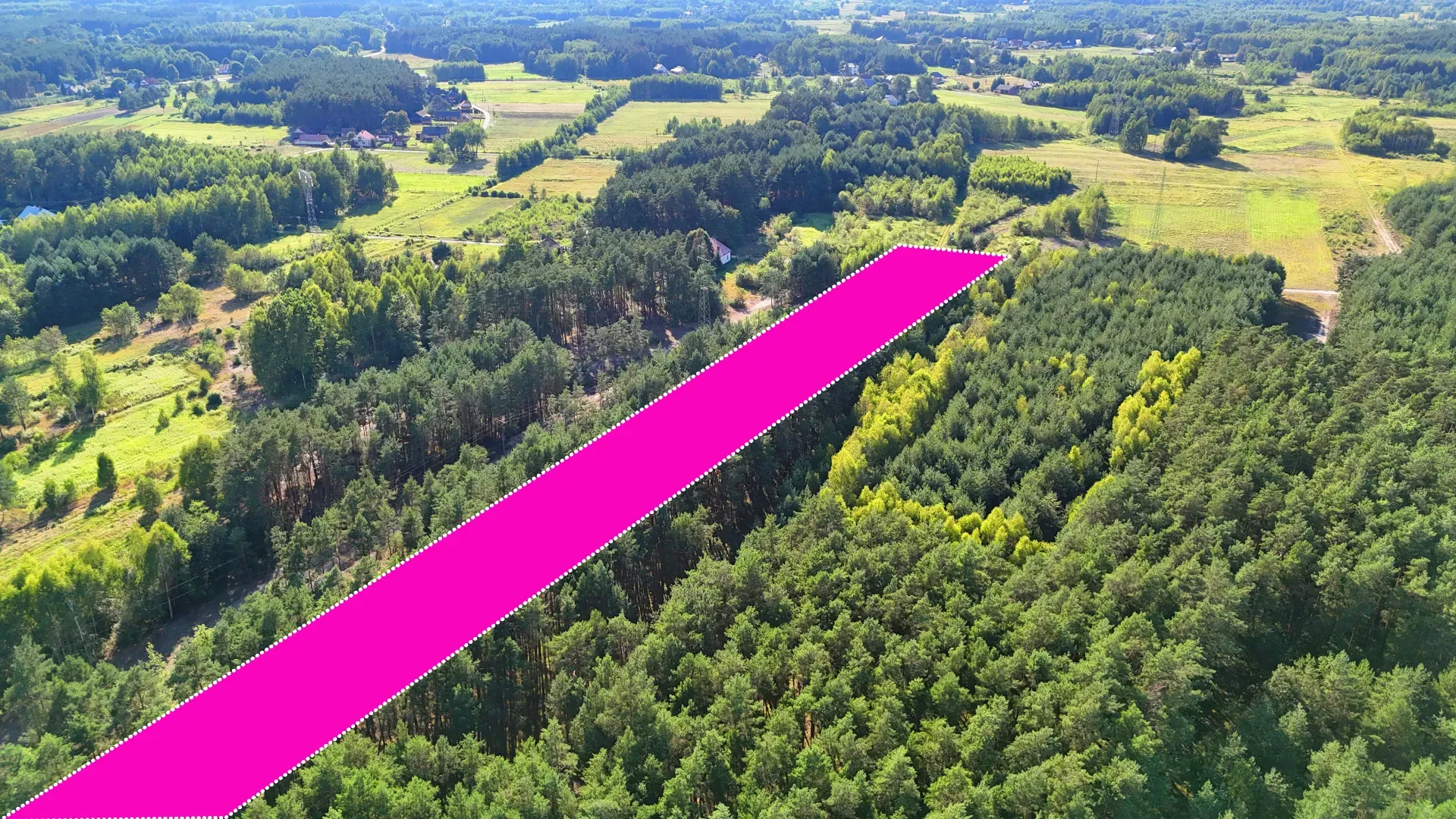 Działka rolna z lasem na sprzedaż Kaczaki 5