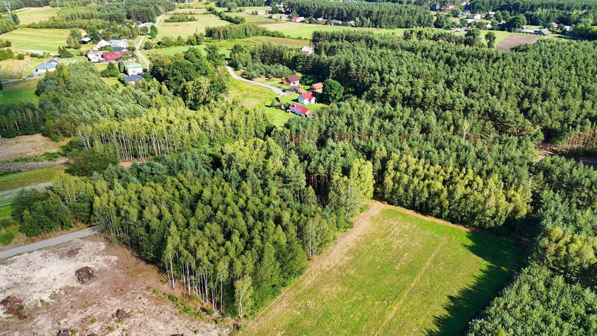 Działka rolna wokół lasu Kaczaki 3