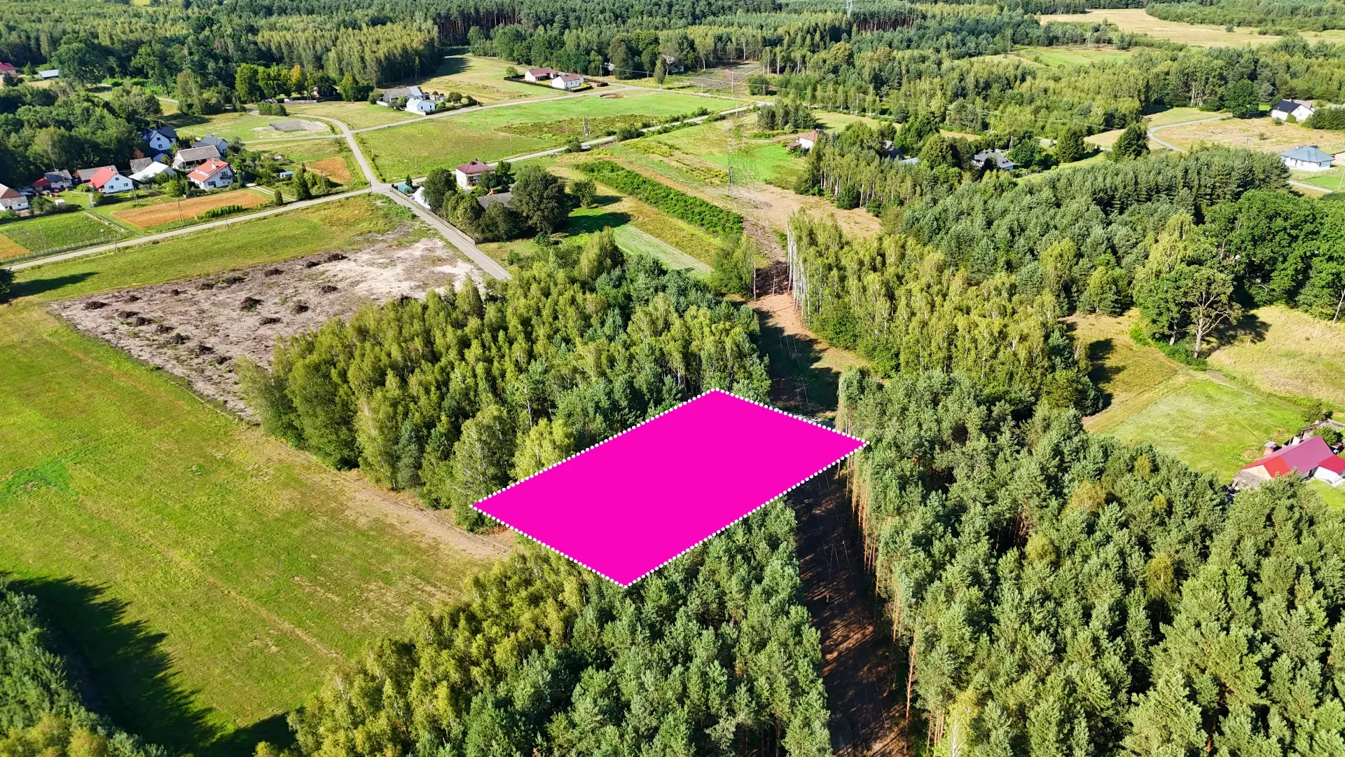 Działka rolna wokół lasu Kaczaki 7