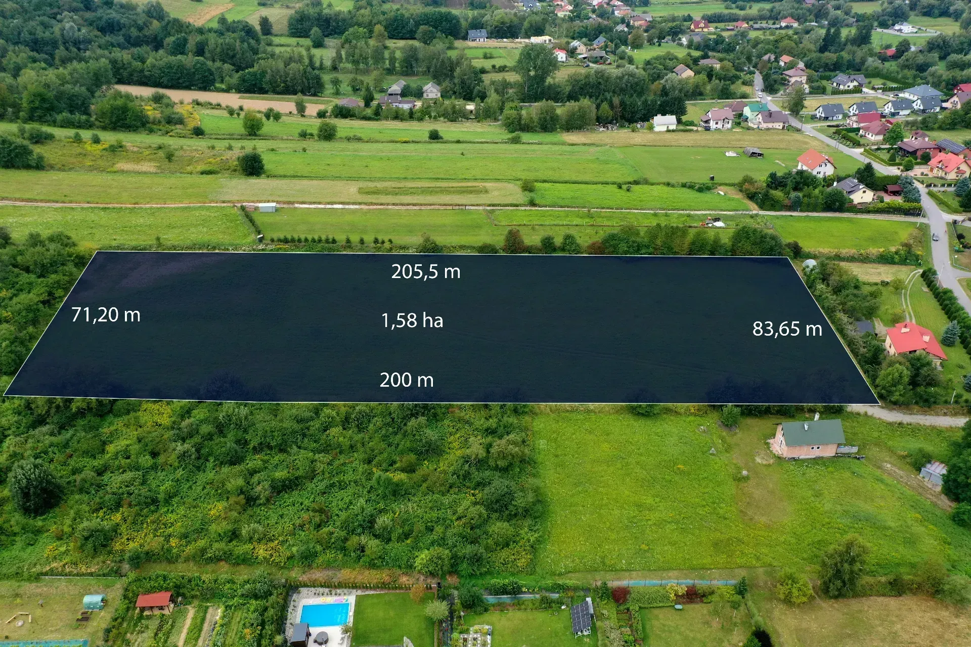 Działka inwestycyjna w Kielnarowej  1,58 hektara 2