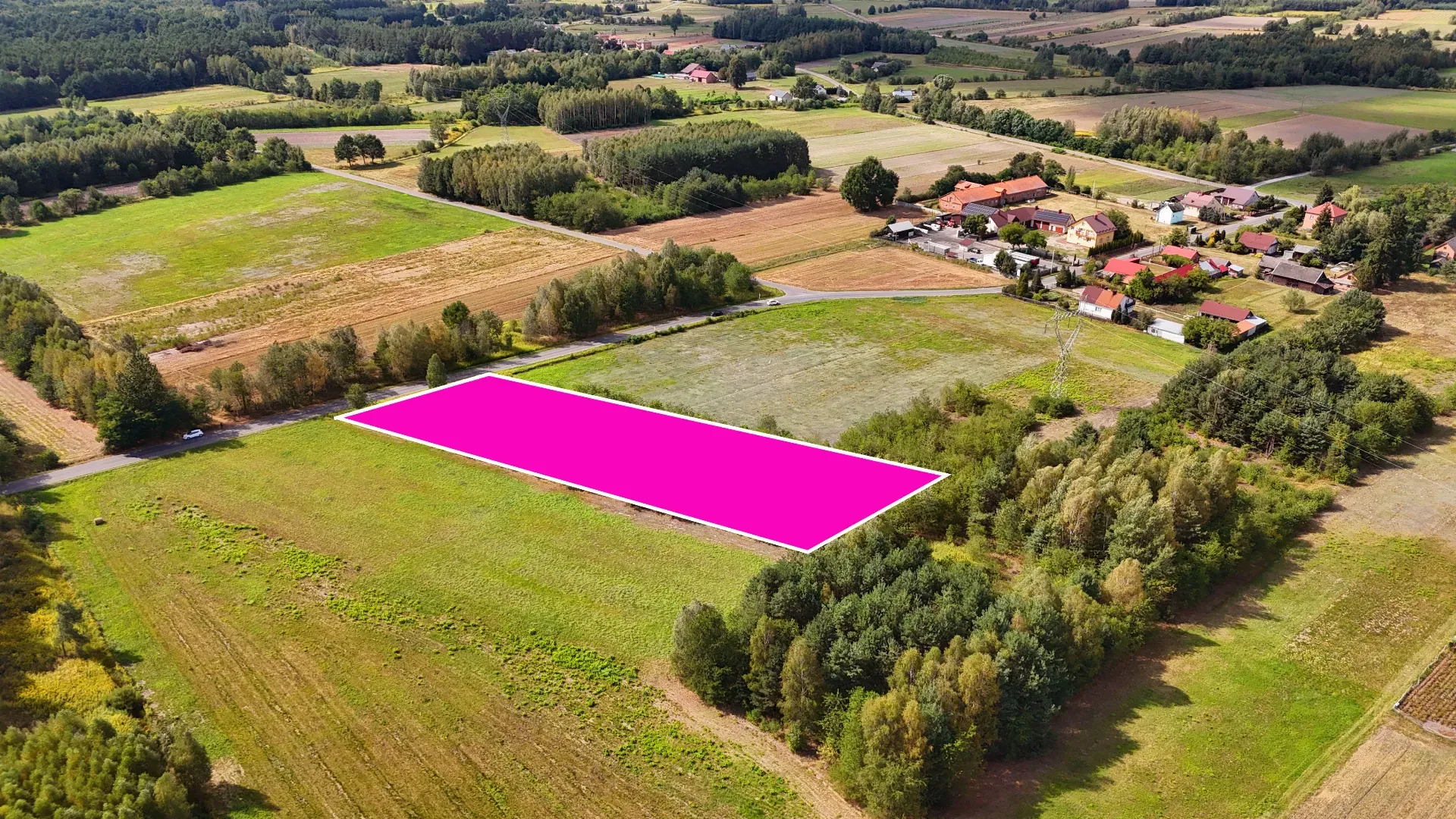 Działka z warunkami zabudowy Ślęzaki 13