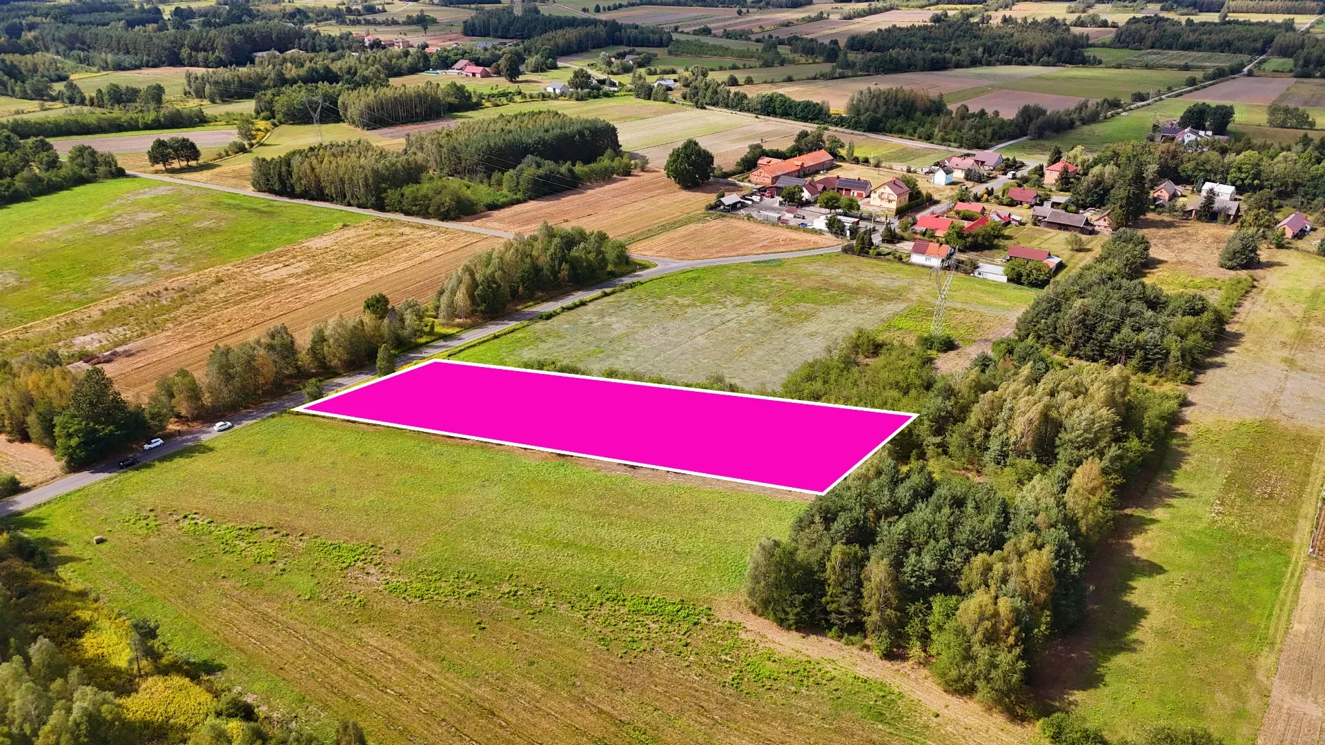 Działka z warunkami zabudowy Ślęzaki 16