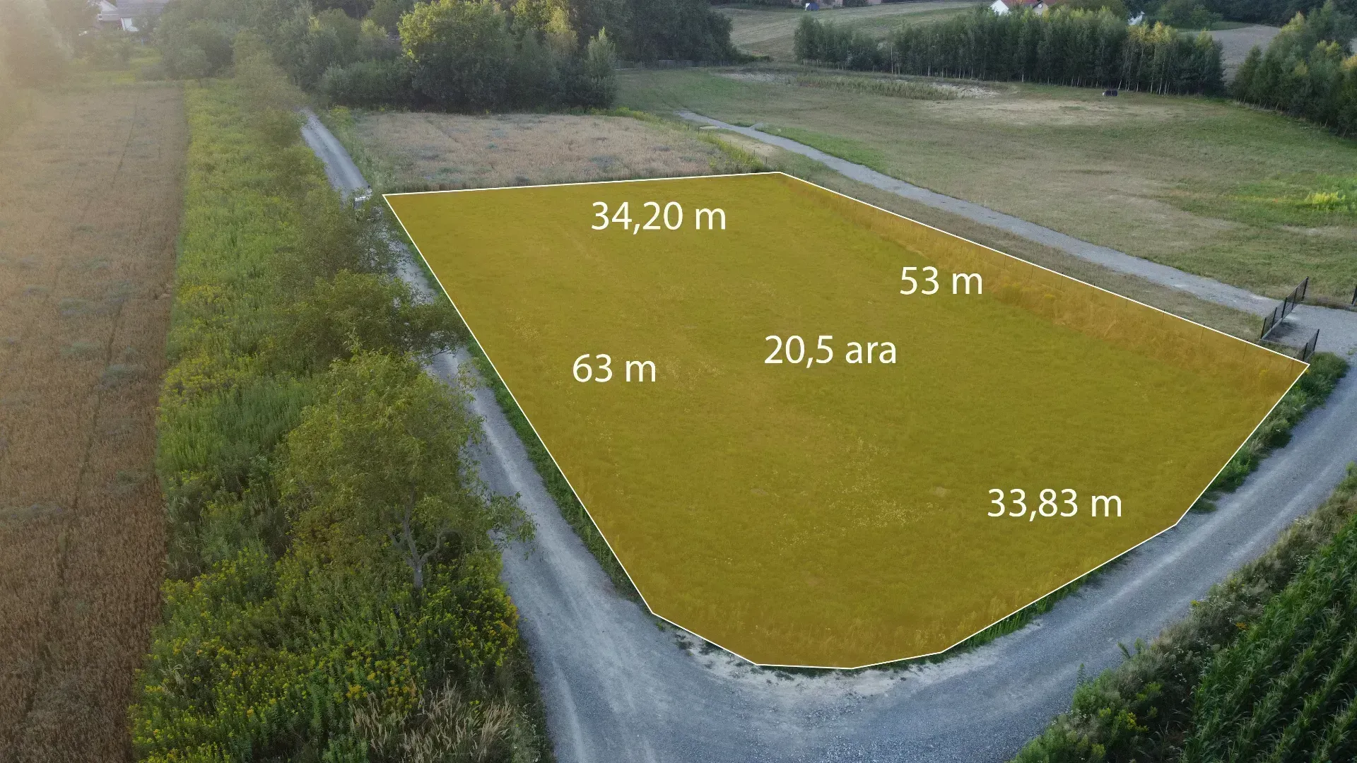 Działka budowlana w Zmysłówce pod lasem ! 2