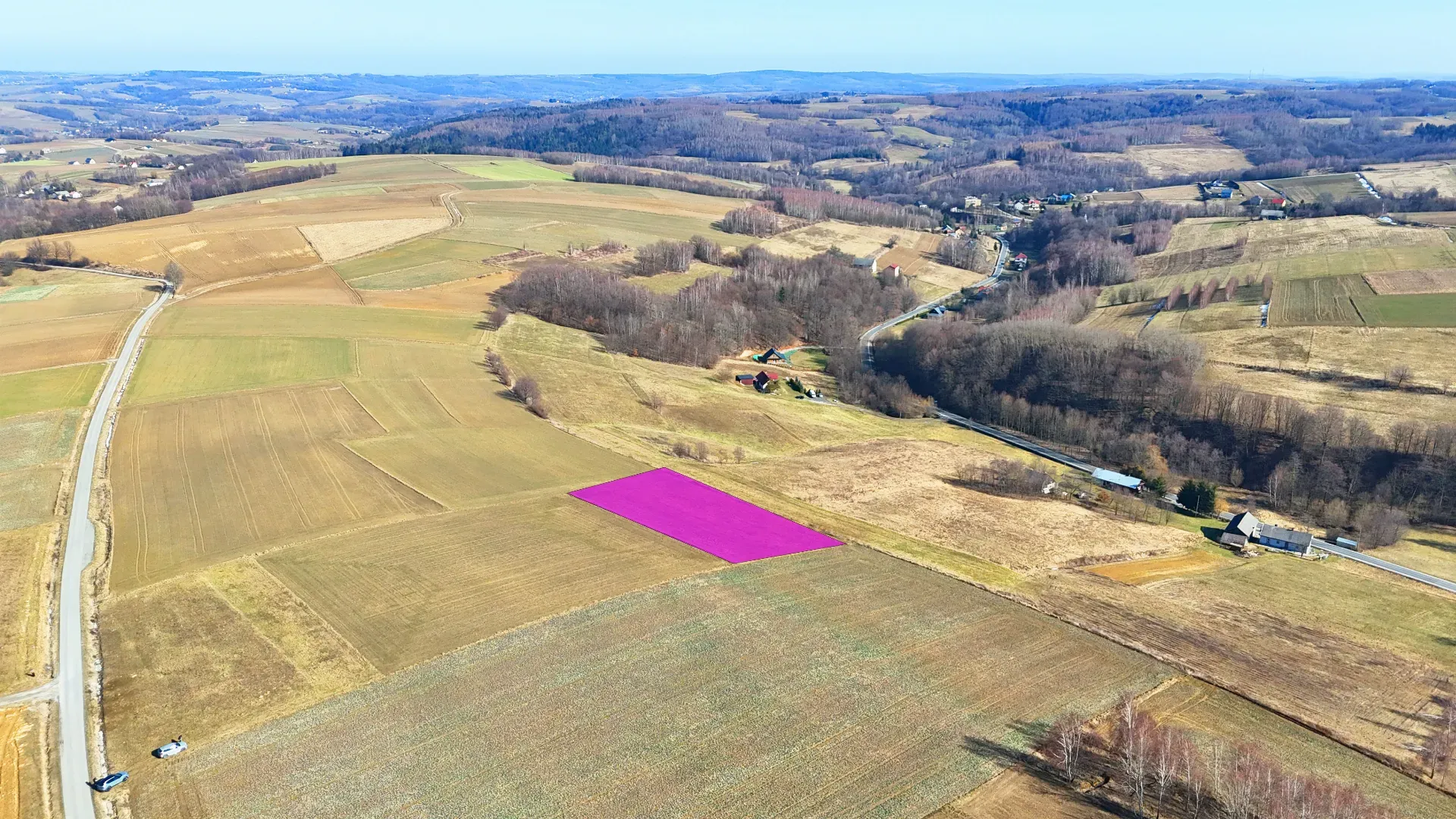 Malownicza działka rolna w Brzezinach 17