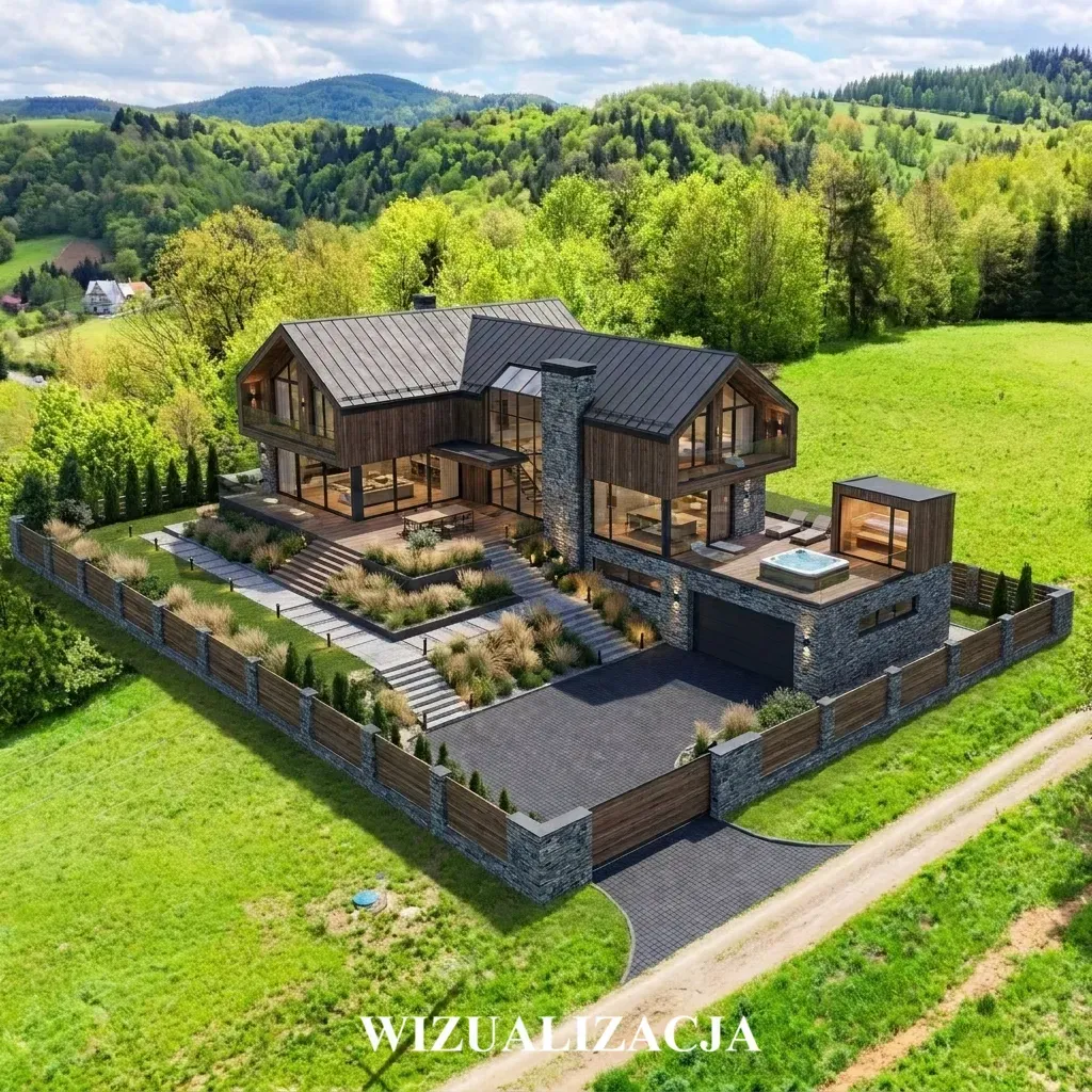 Widokowa działka budowlana w Bieszczadach 6