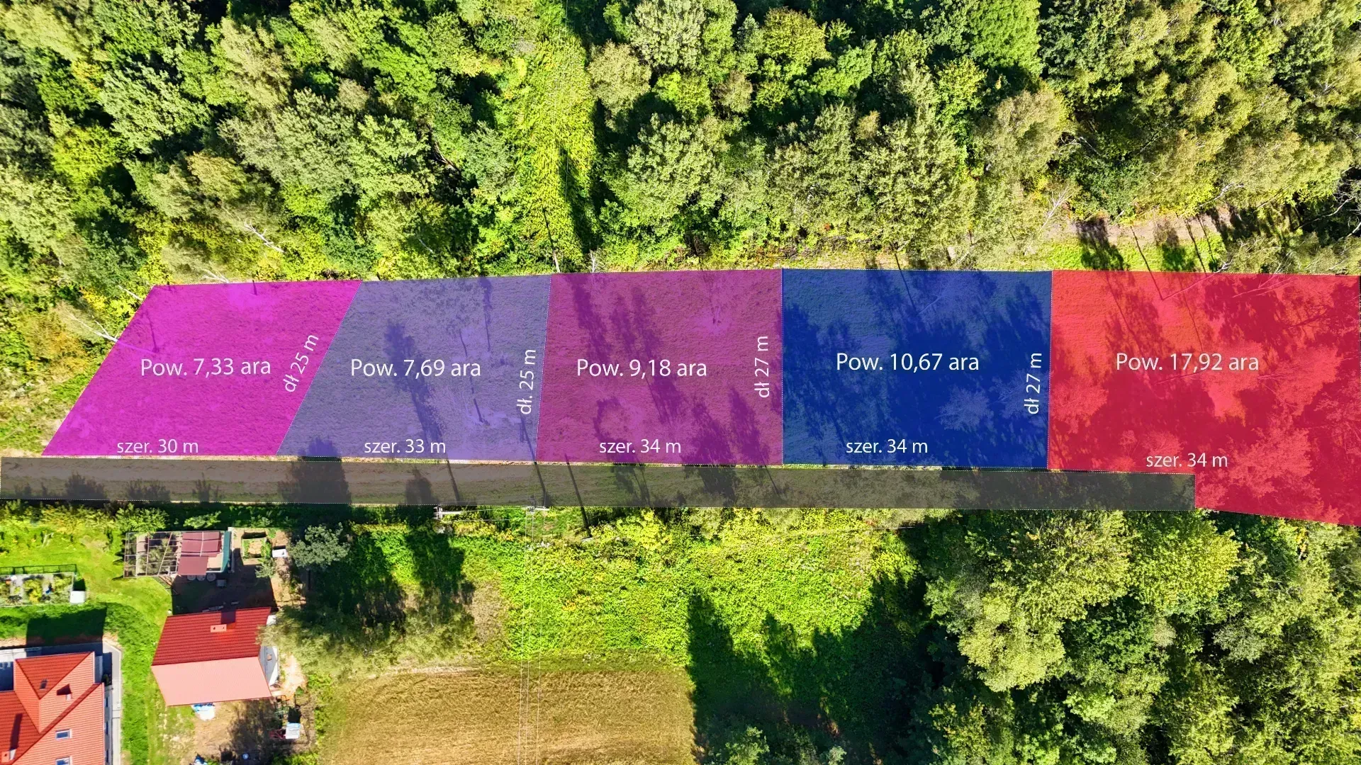 Działki budowlane na sprzedaż – Malawa 14